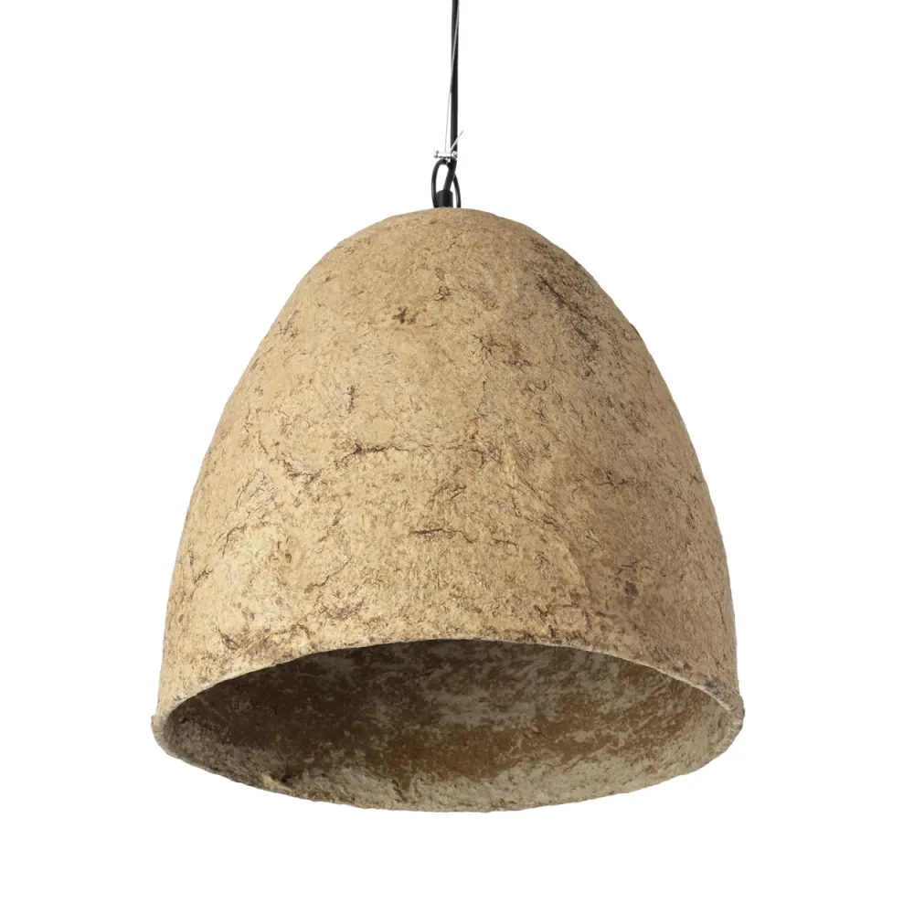 Savana Pendant - Mud - L en noir mat