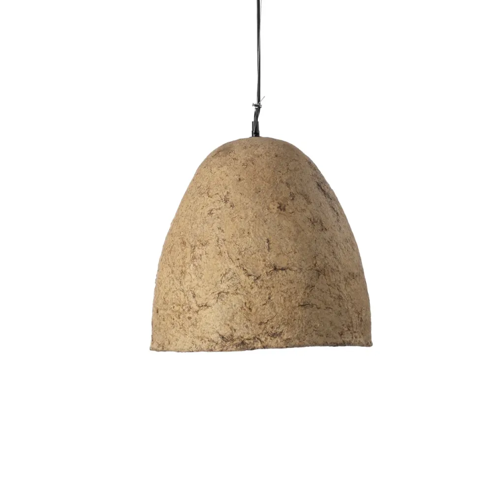 Savana Pendant - Mud - L en noir mat