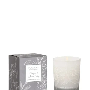 Stoneglow Ginger & Blanc pur Lily Tumbler avec système antivol