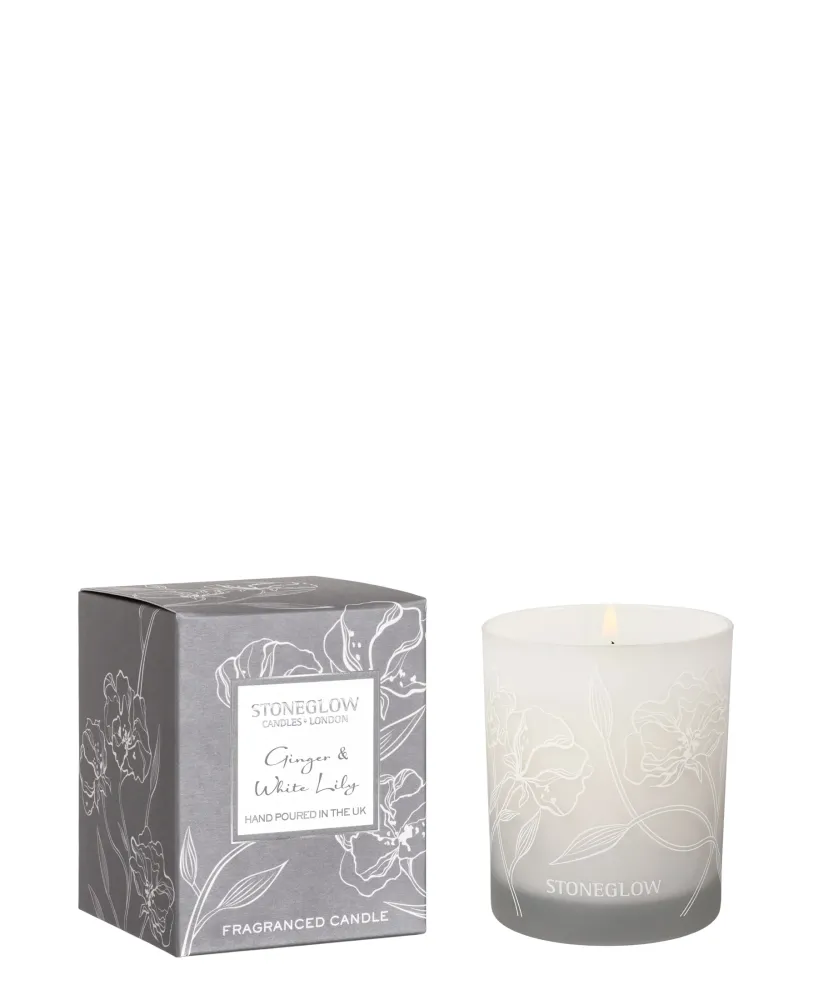 Stoneglow Ginger & Blanc pur Lily Tumbler avec système antivol