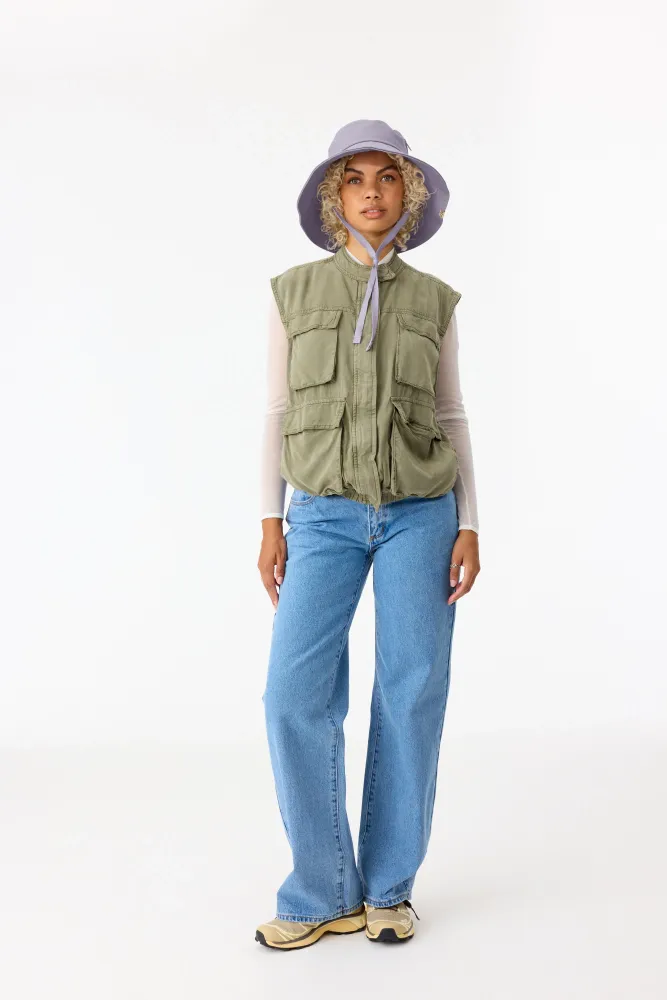 Wide Brim Sun-Hat Lavender