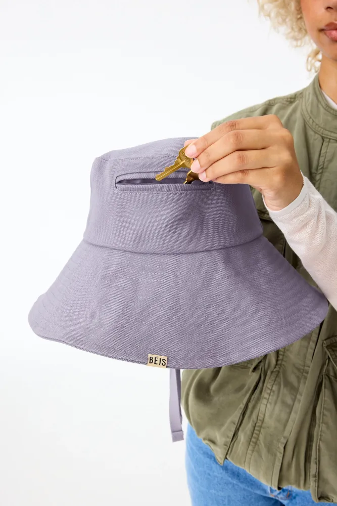 Wide Brim Sun-Hat Lavender