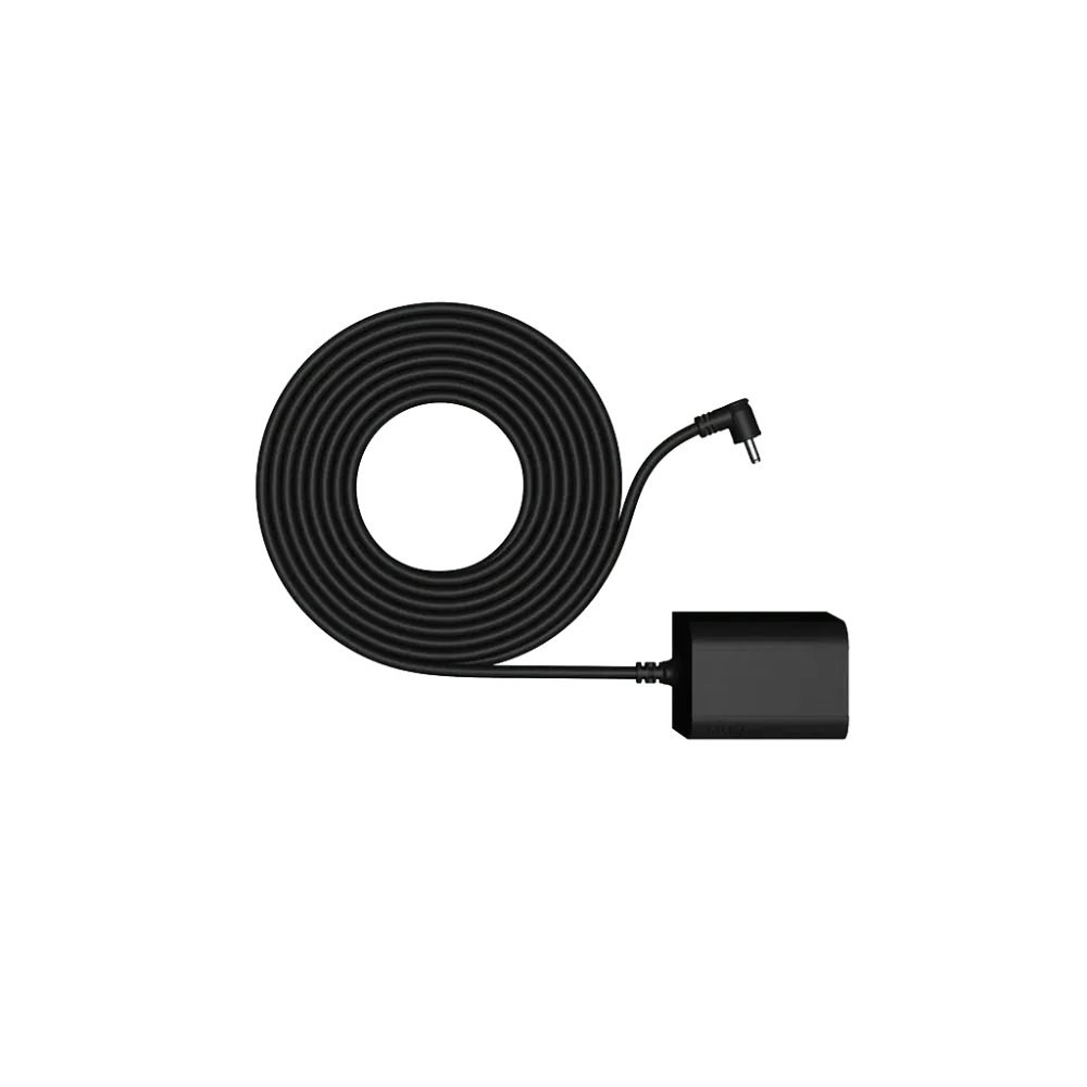 Adaptateur secteur intérieur/extérieur prise cylindrique (Stick Up Cam (3ème Génération)) | Réglable | Antidérapant Noir
