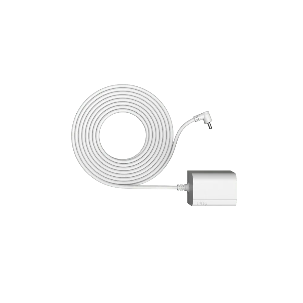 Adaptateur secteur intérieur/extérieur prise cylindrique (Stick Up Cam (3ème Génération)) | Réglable | Antidérapant Noir