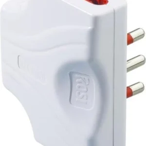 ADATTATORE EXTRA PIATTO 16A 2P+E 250V S17 ROSI RS78132
