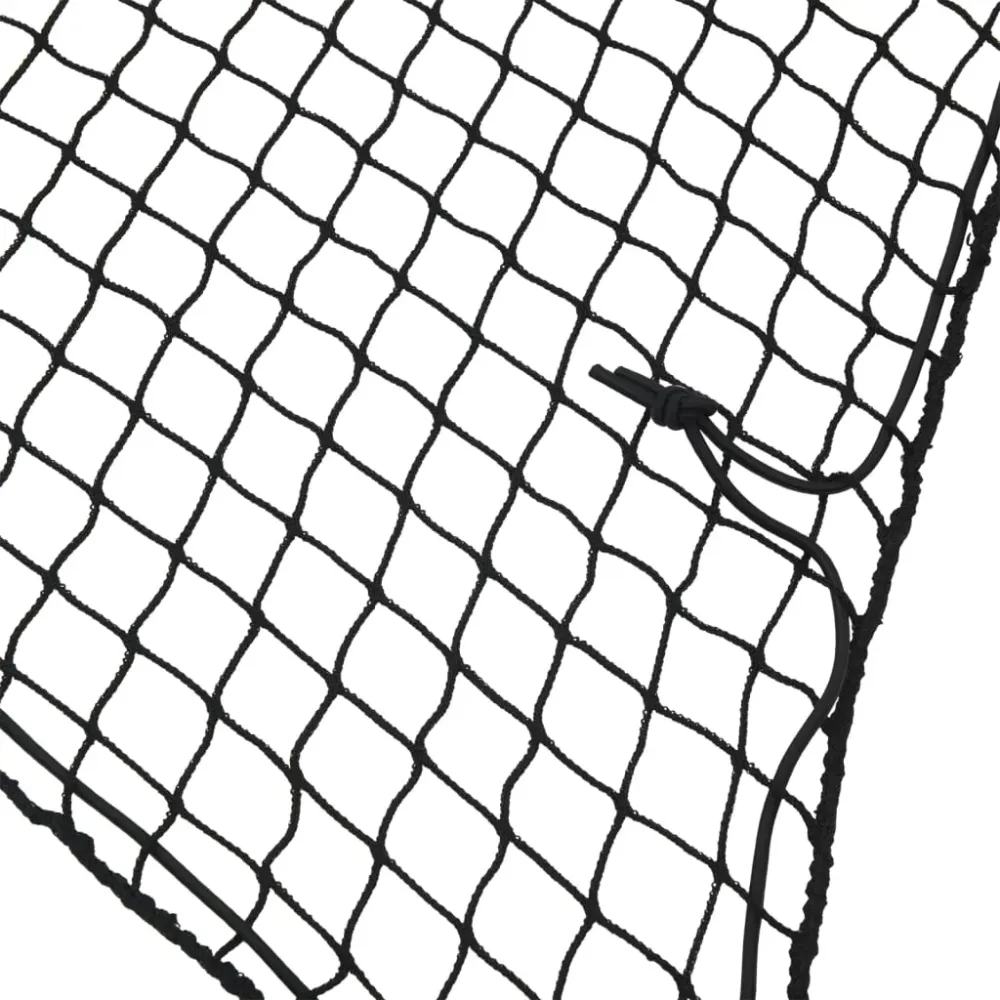 Coffre de toit Filet pour remorque couverture de protection d'arrimage cargaison galerie de toit avec corde élastique 4 x...