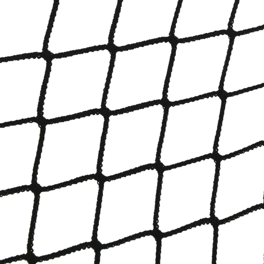 Filet pour remorque couverture de protection d'arrimage cargaison galerie de toit avec corde élastique 4,5 x 2,5 m PP noir...