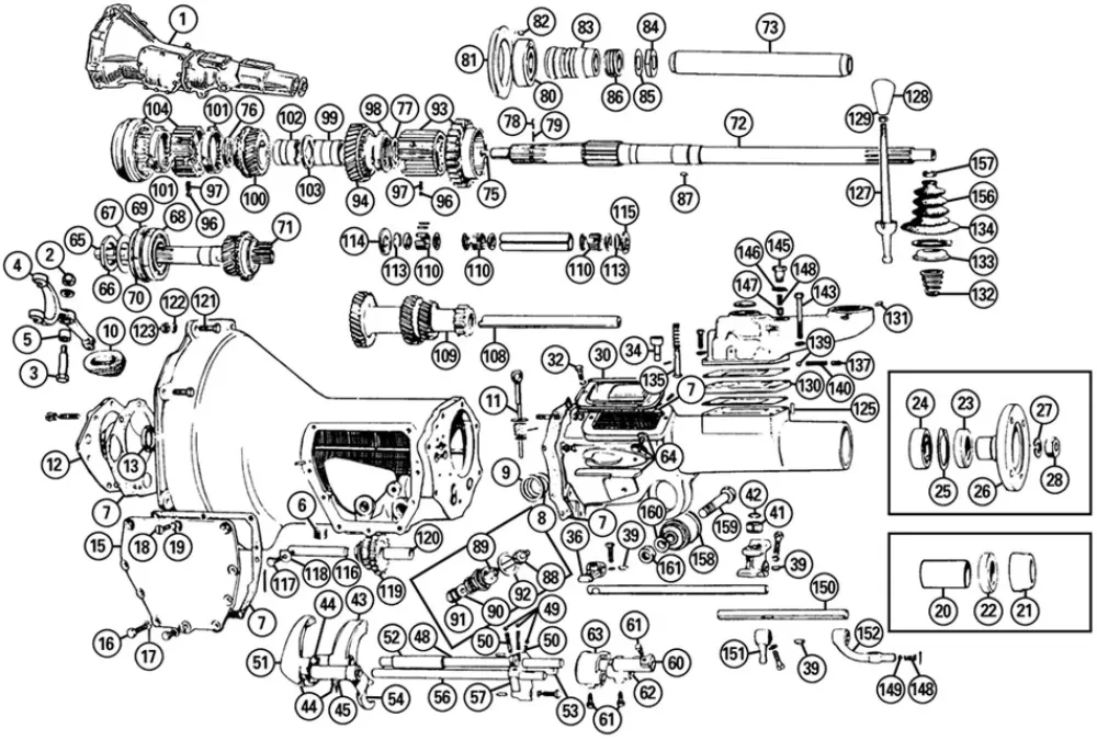 OIL SEAL, FRONT, GEARBOX, MGB compatible avec les métaux peints