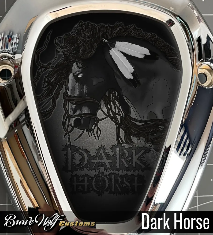 Autocollant Challenger V-Cover - Dark Horse avec Garantie