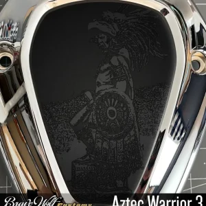 Autocollant Challenger V-Cover - Guerrier Aztèque 3 avec mousses incluses