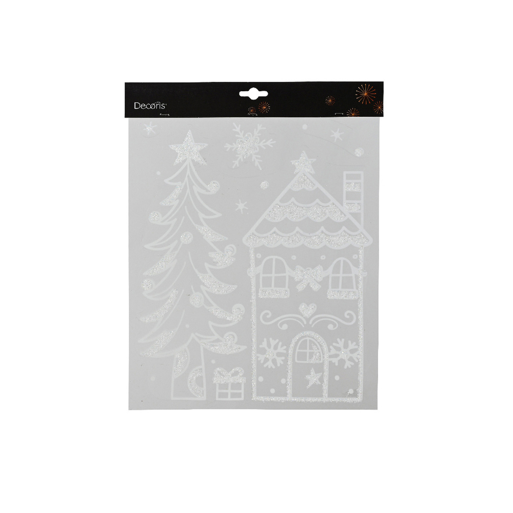 Autocollant plastique blanc 28.5X34.5cm