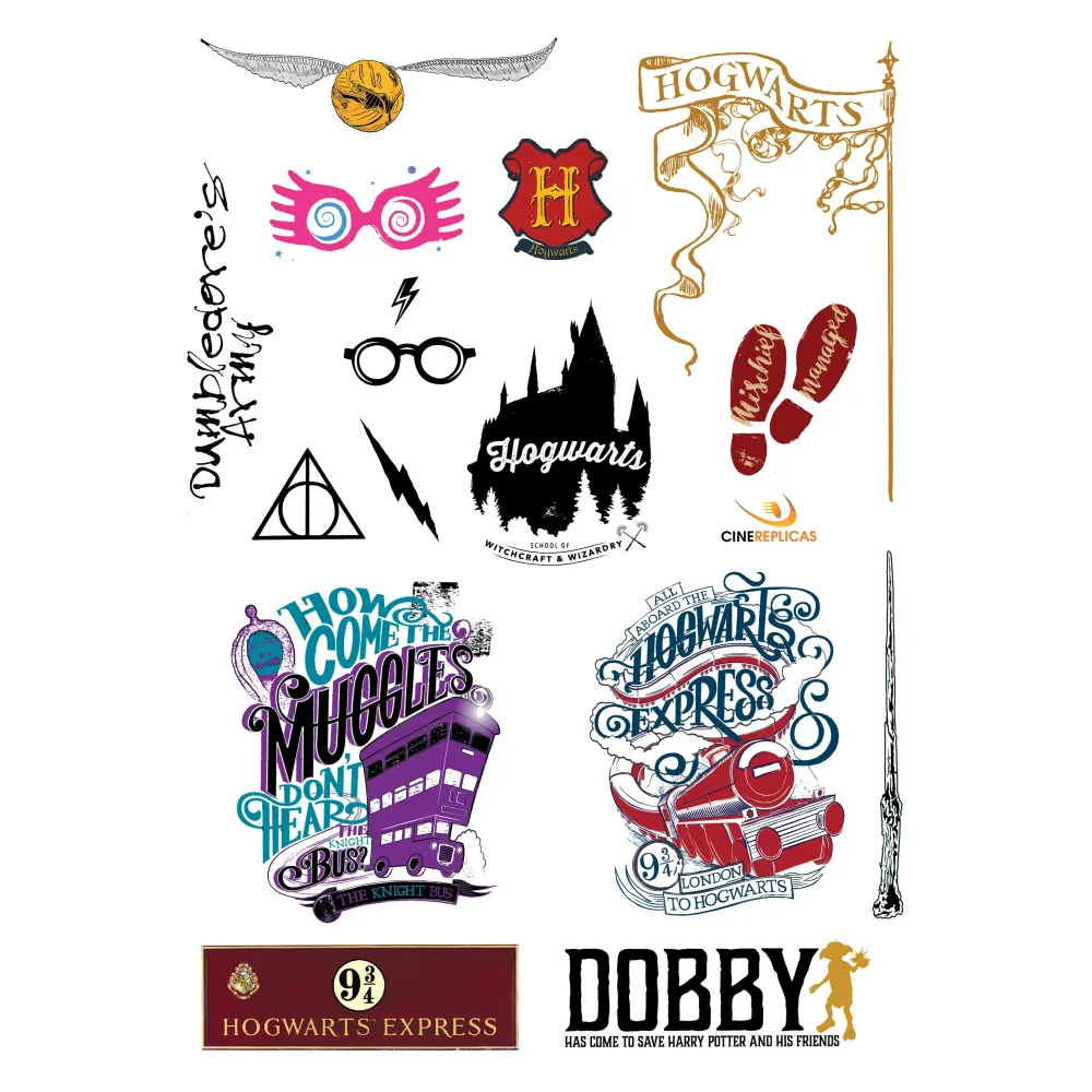 Autocollants Harry Potter pour stockage extérieur