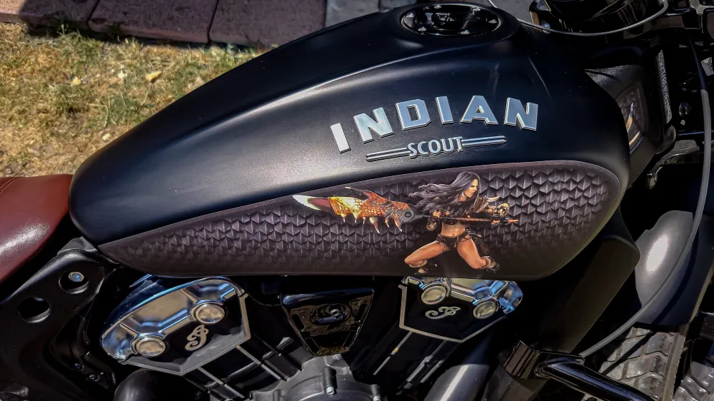 Dragon Warrior - Indian Scout - Couleur du réservoir intégral