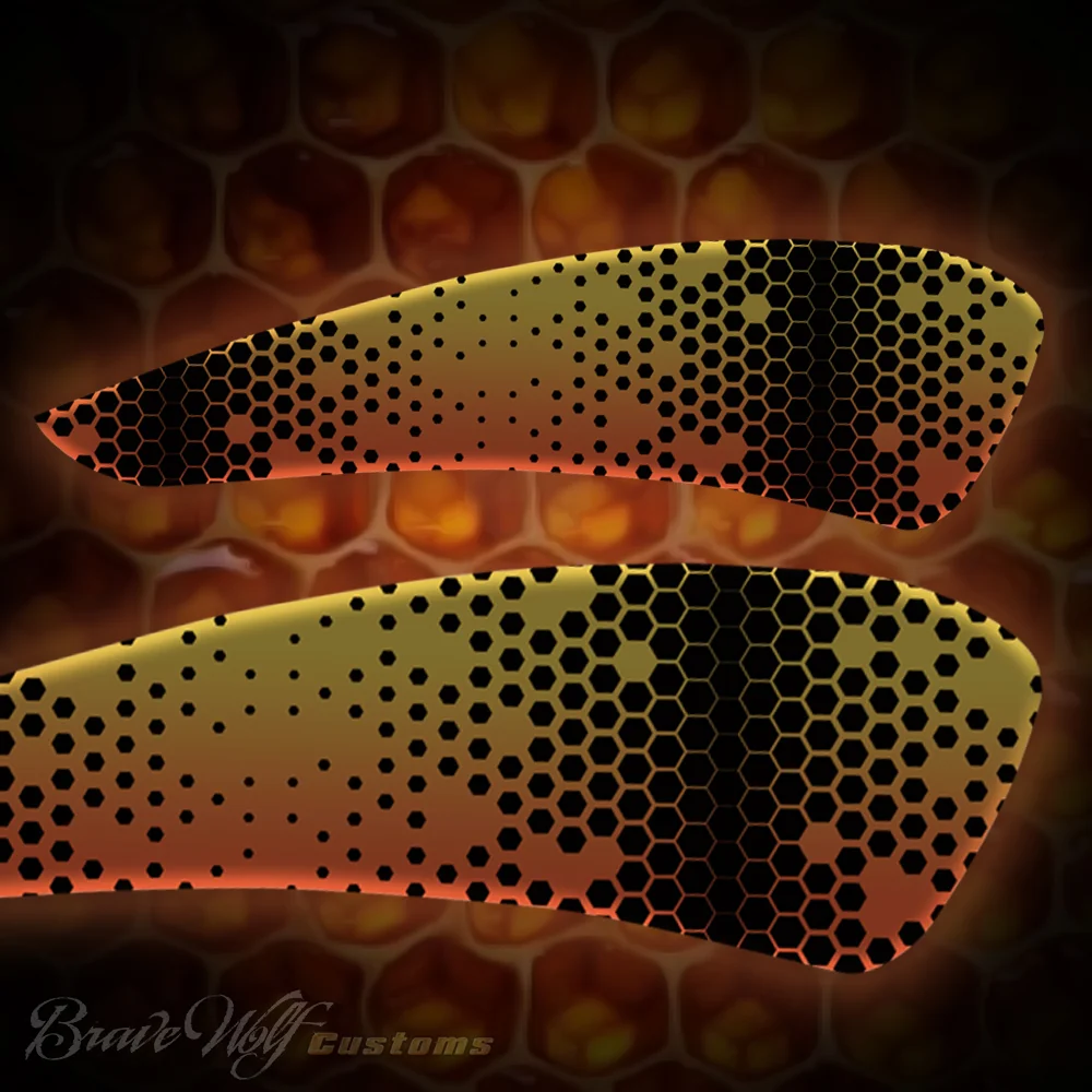 Honeycomb Sunset - Indian Scout - Couleur du réservoir total