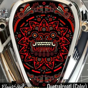 Housse de protection quad Décalcomanie Challenger V-Cover - Quetzalcoatl (couleur)
