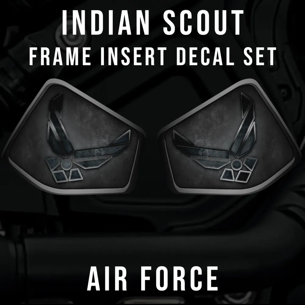 Insert de cadre central Indian Scout - Air Force - Compatible Universelle