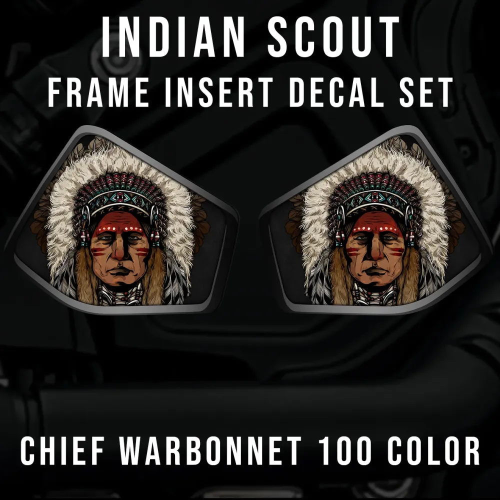 Insert de cadre central Indian Scout - Couleur Chief 100 pour stockage extérieur