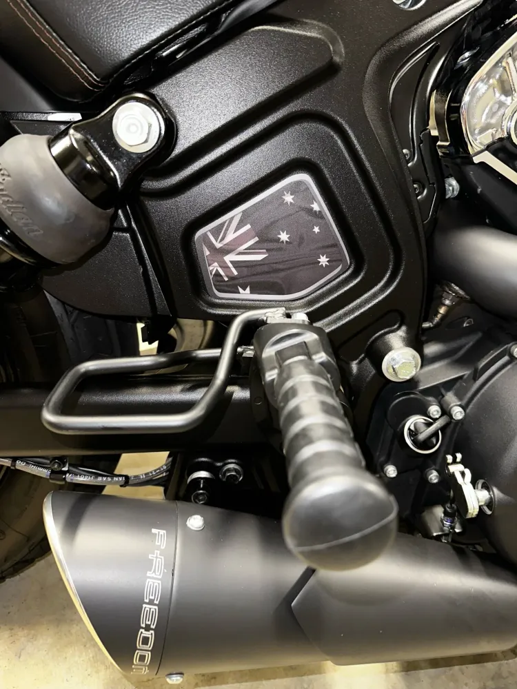 Insert de cadre central Indian Scout - Drapeau de l'Australie pour stockage extérieur