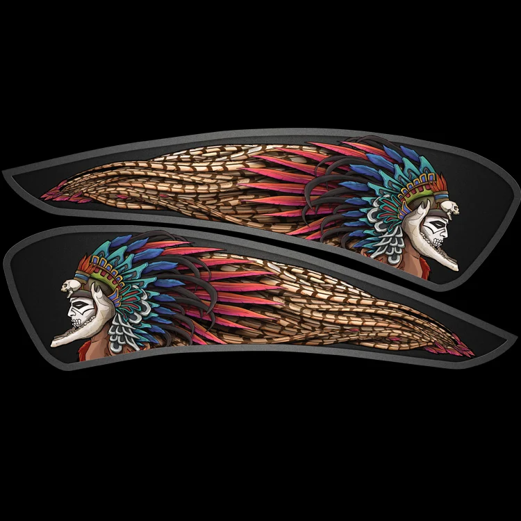 MesoChief - Indian Scout - Couleur du réservoir total avec fixation universelle