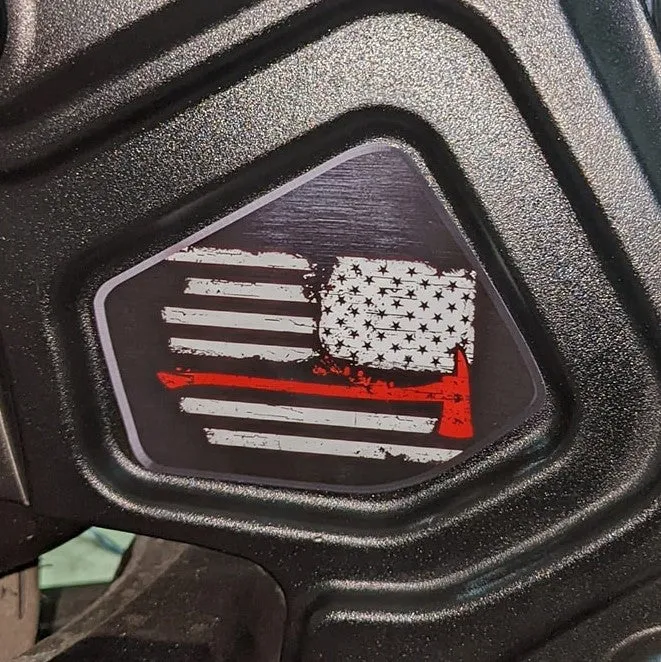 Porte-bagages scooter Insert de cadre central Indian Scout - Ligne rouge fine