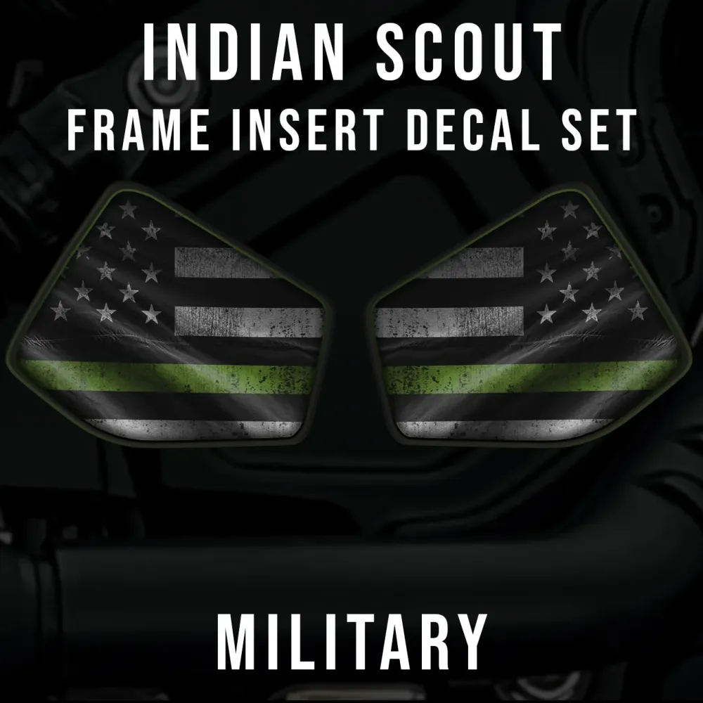 Protège-mains Insert de cadre intermédiaire Indian Scout - Militaire