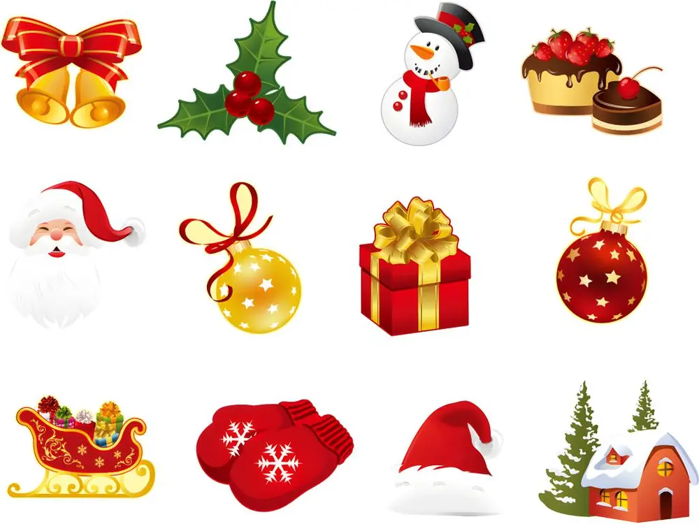 Protège-mains Sticker Noël les plaisirs de Noël - Autocollants stickers adhésifs noël - décoration fêtes - 20x25cm