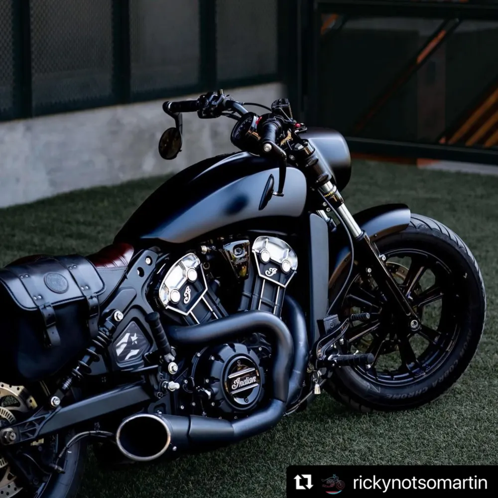 Racing Insert de cadre central Indian Scout - Drapeau de Porto Rico