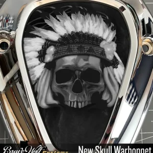 Rétroviseur sport Décalcomanie Challenger V-Cover - Dernier Skull Warbonnet