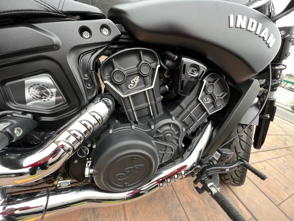 Support GPS moto Insert de cadre central Indian Scout - Drapeau du Mexique