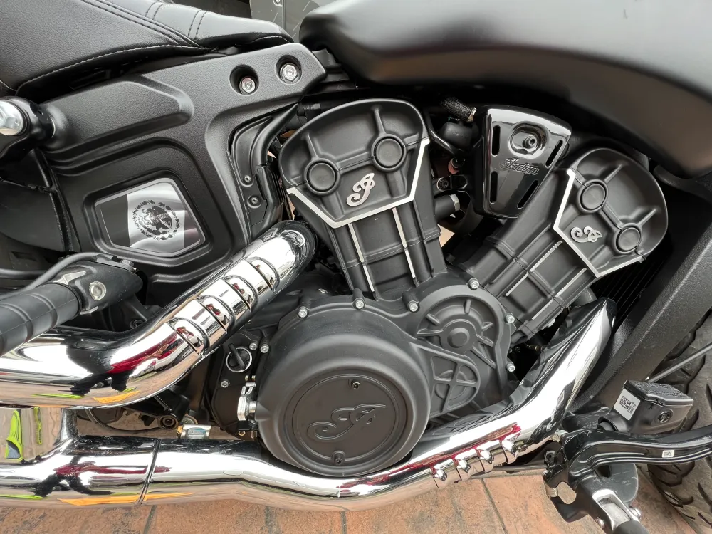 Support GPS moto Insert de cadre central Indian Scout - Drapeau du Mexique