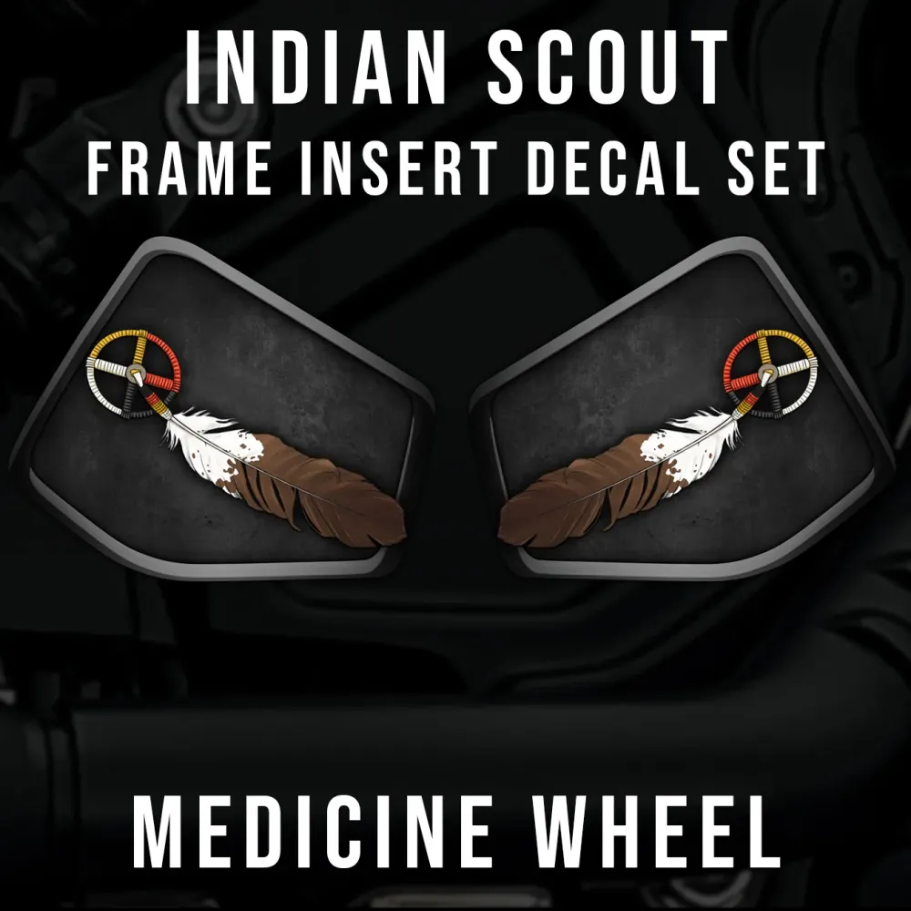 Support smartphone Insert de cadre central Indian Scout - Roue médicinale