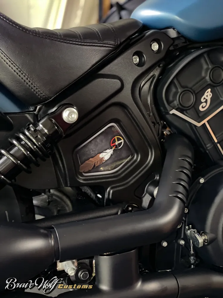 Support smartphone Insert de cadre central Indian Scout - Roue médicinale