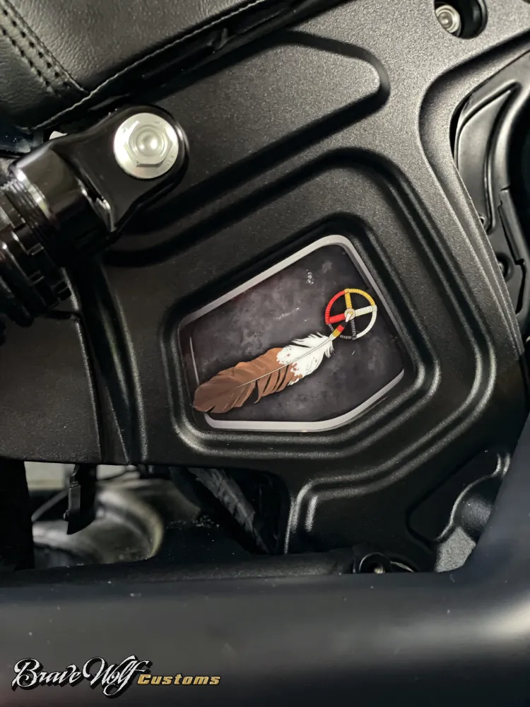 Support smartphone Insert de cadre central Indian Scout - Roue médicinale