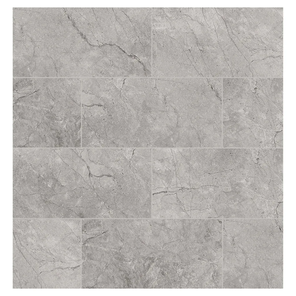 Tuiles autocollantes en vinyle de 12" x 24" x 2,5 mm d'épaisseur, 48 pi2 (Vicky's Marble) avec fixation universelle