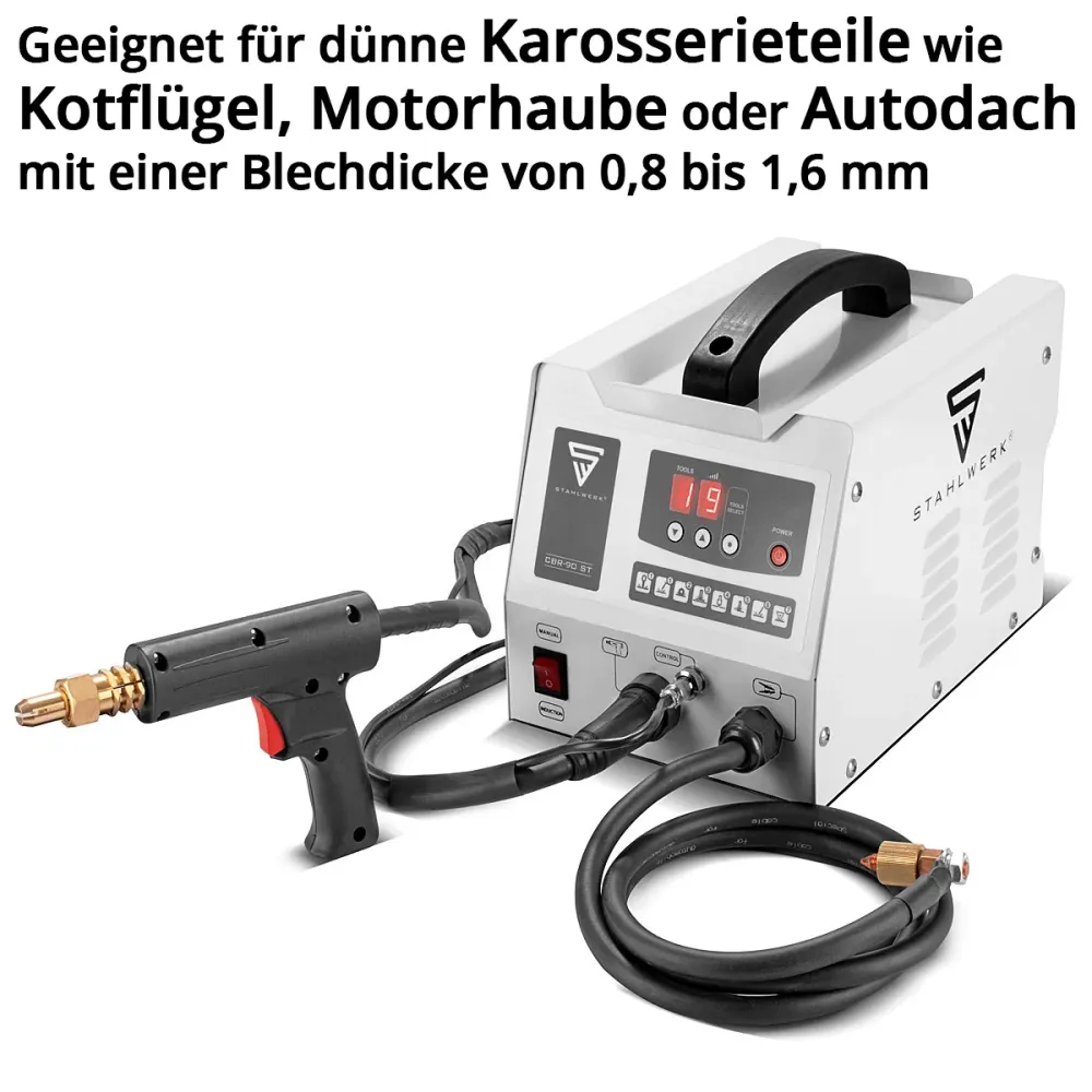 Haute Performance Spotter de la date de travail en acier CBR-90 ST avec 3 000 W et 230 V Réparation intelligente Ausbeitl-...