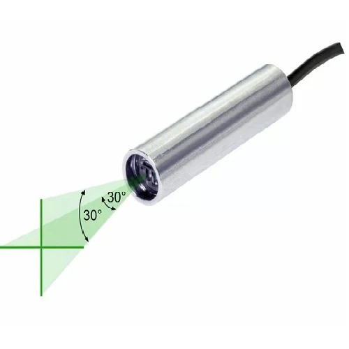 20 cm Focus 30 Deg 520 nm Class 1M Vert olive Crosshairs Laser Module VLM-520-58 LPO-D30-F20