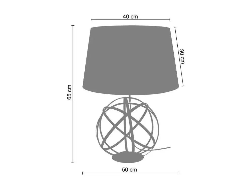 GLOBE JUNON 300 - Lampe poser globe métal violet | LED | Canbus