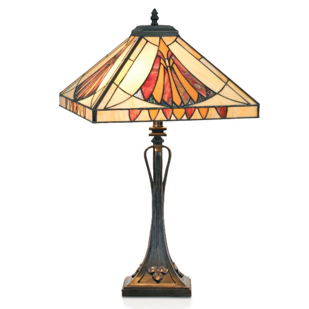 Gracieuse lampe à poser AMALIA de style Tiffany avec emballage individuel