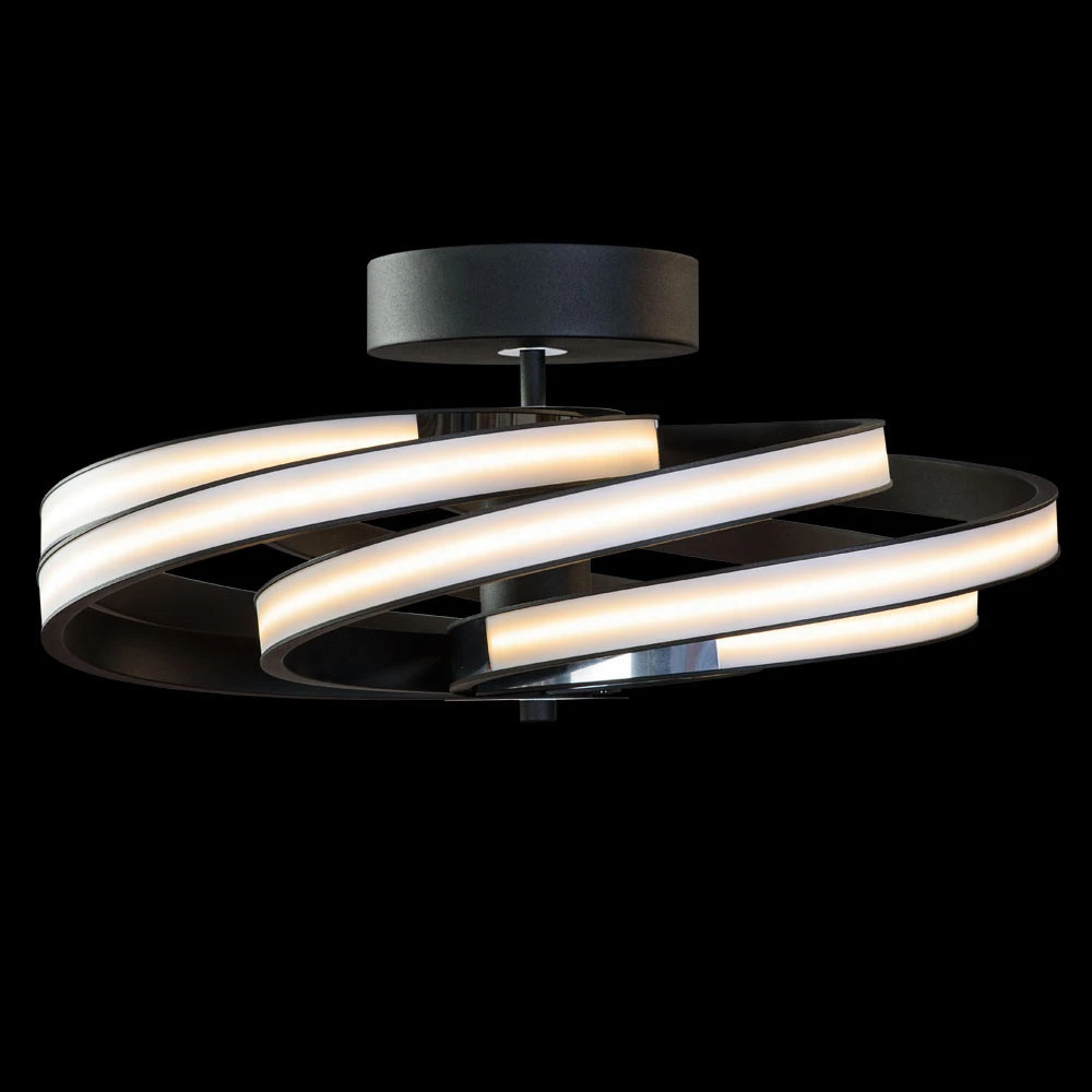 Haute Performance Plafonnier LED Zoya, noir
