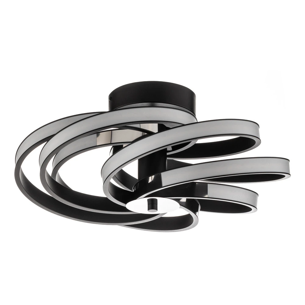Haute Performance Plafonnier LED Zoya, noir