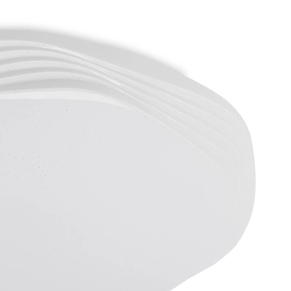 Lindby Cilara plafonnier LED, CCT, dimmable Blanc 6000K