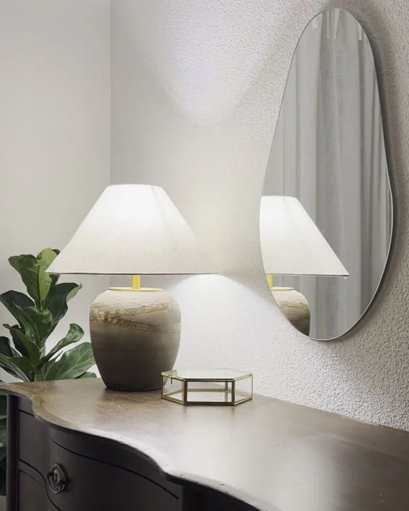 Miroir AUBAGNE Argenté avec lentille polycarbonate