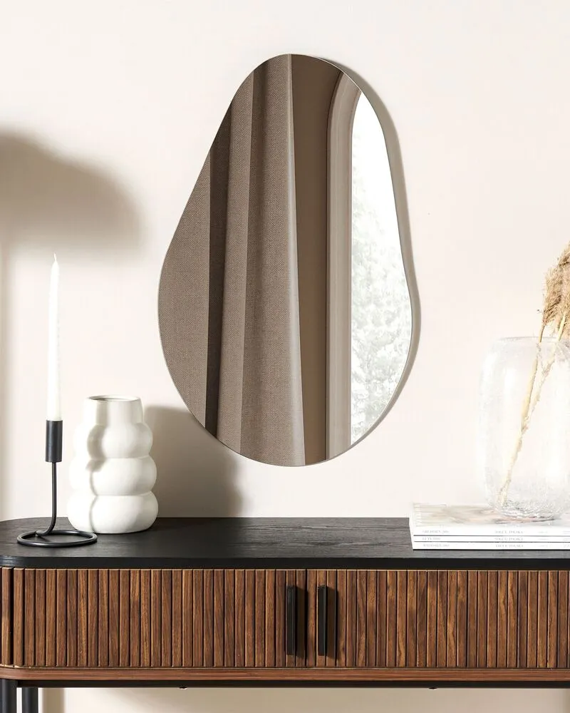 Miroir AUBAGNE Argenté avec lentille polycarbonate