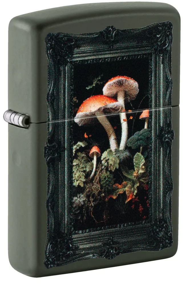 Modèle Champignons encadrés avec lentille polycarbonate