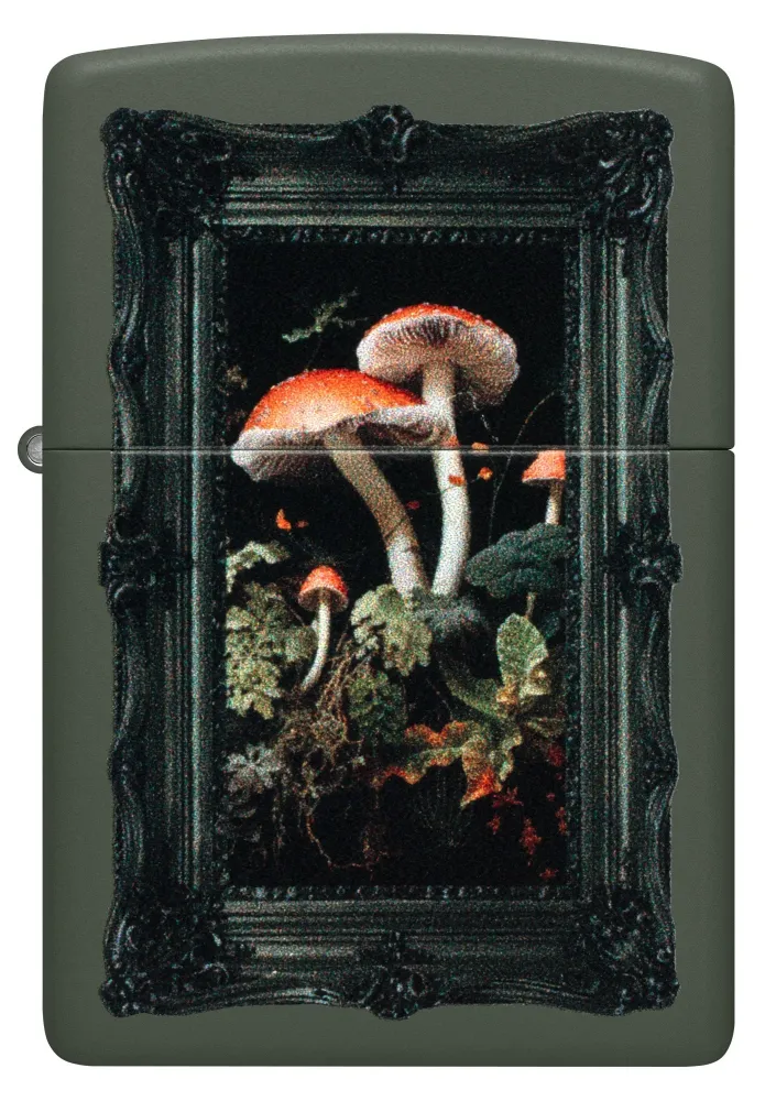 Modèle Champignons encadrés avec lentille polycarbonate