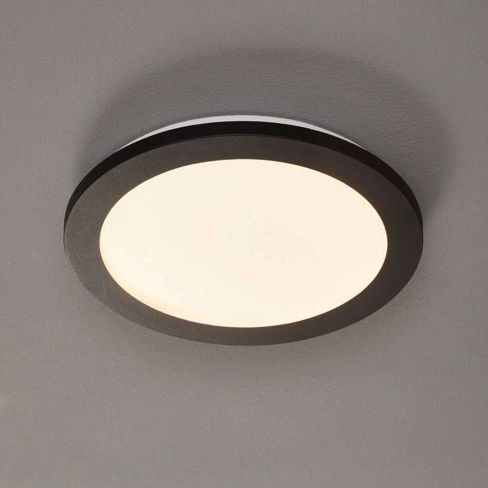 Plafonnier LED Camillus, rond, Ø 26 cm pour feux stop