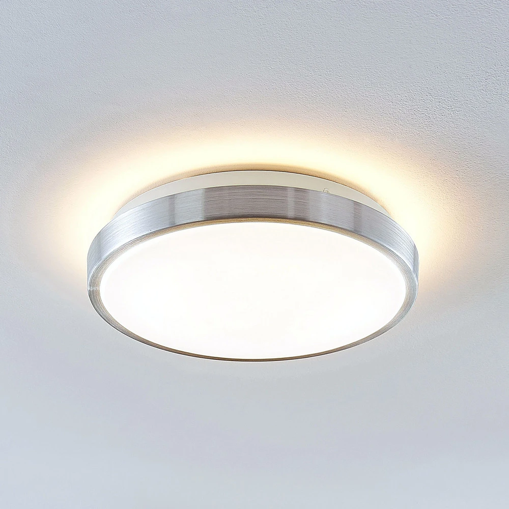 Résistant aux Intempéries Lindby Emelie plafonnier LED, rond, 27 cm