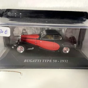 Bugatti type 50 noire et rouge de 1932 - 205/55 R16