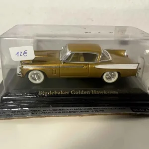 Certifié CE Studebaker Golden Hawk marron doré de 1958 (voiture américaine)