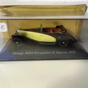 Delage D8SS Fernandez et Darrin jaune et noire de 1932 avec 3 ans de garantie